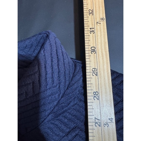 Chico's Travelers Navy Open Front Blazer Jacket Small 4 6 Travel NWOT Minimalist - Picture 6 of 9